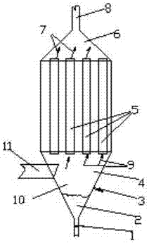 Air bottom-in and top-out cooler