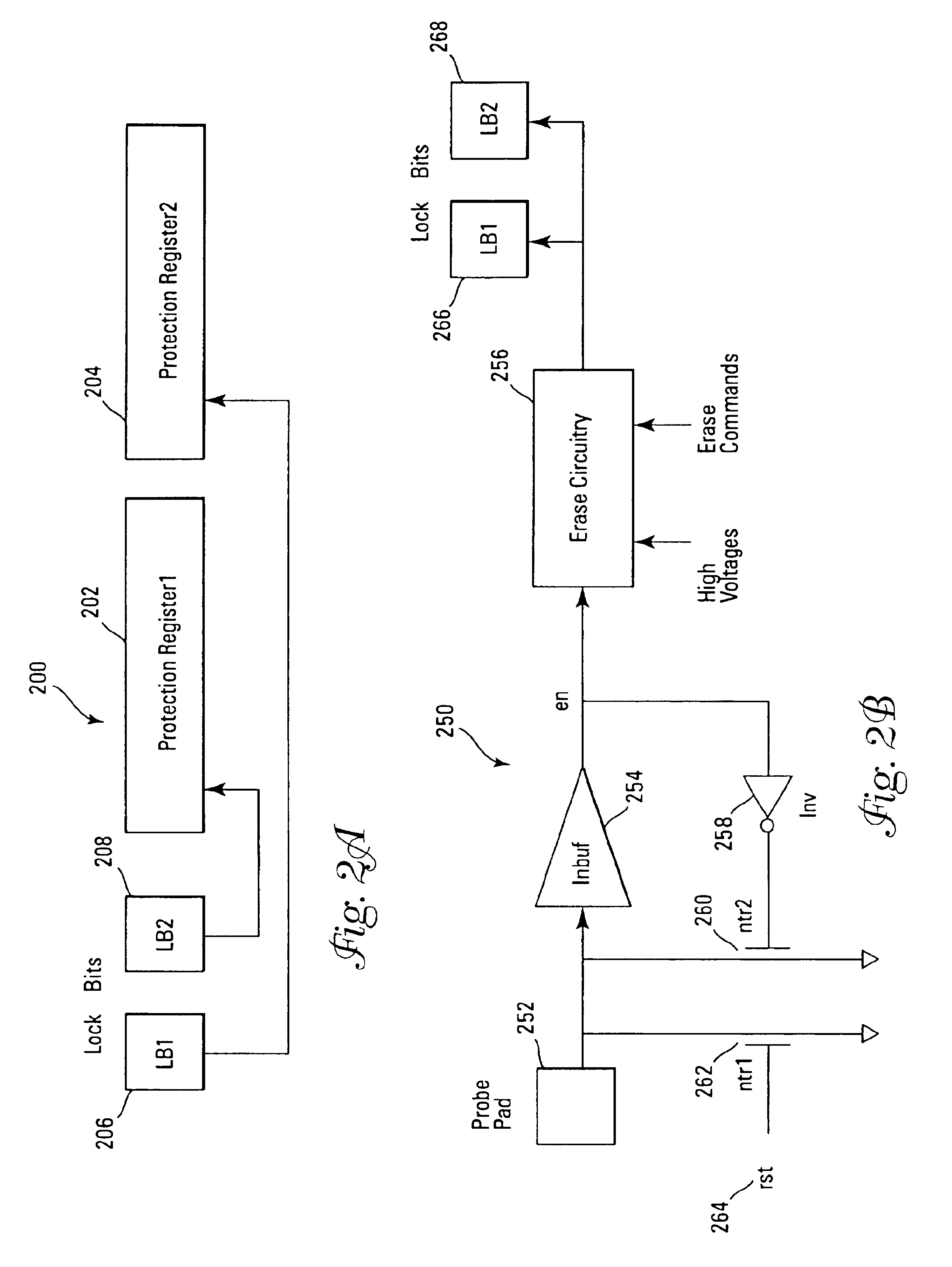 Chip protection register unlocking