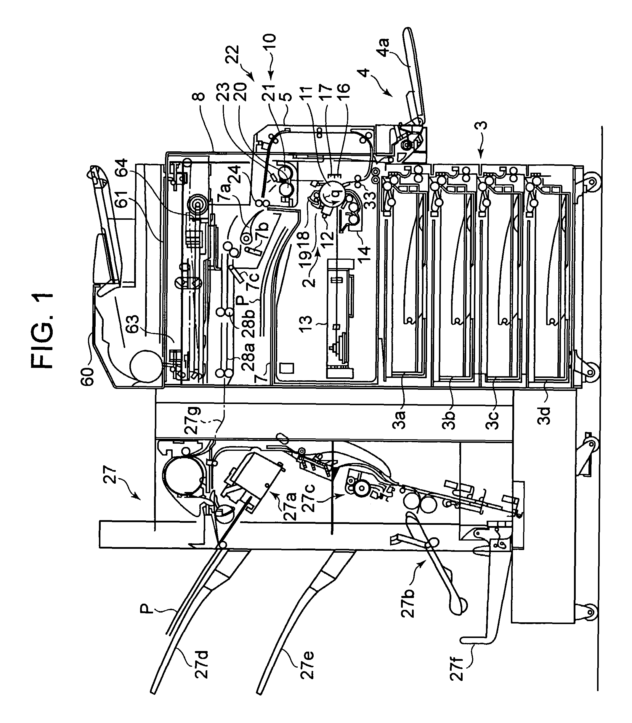 Image forming apparatus and paper ejection method of image forming apparatus