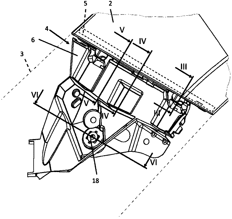 Front structure for a motor vehicle