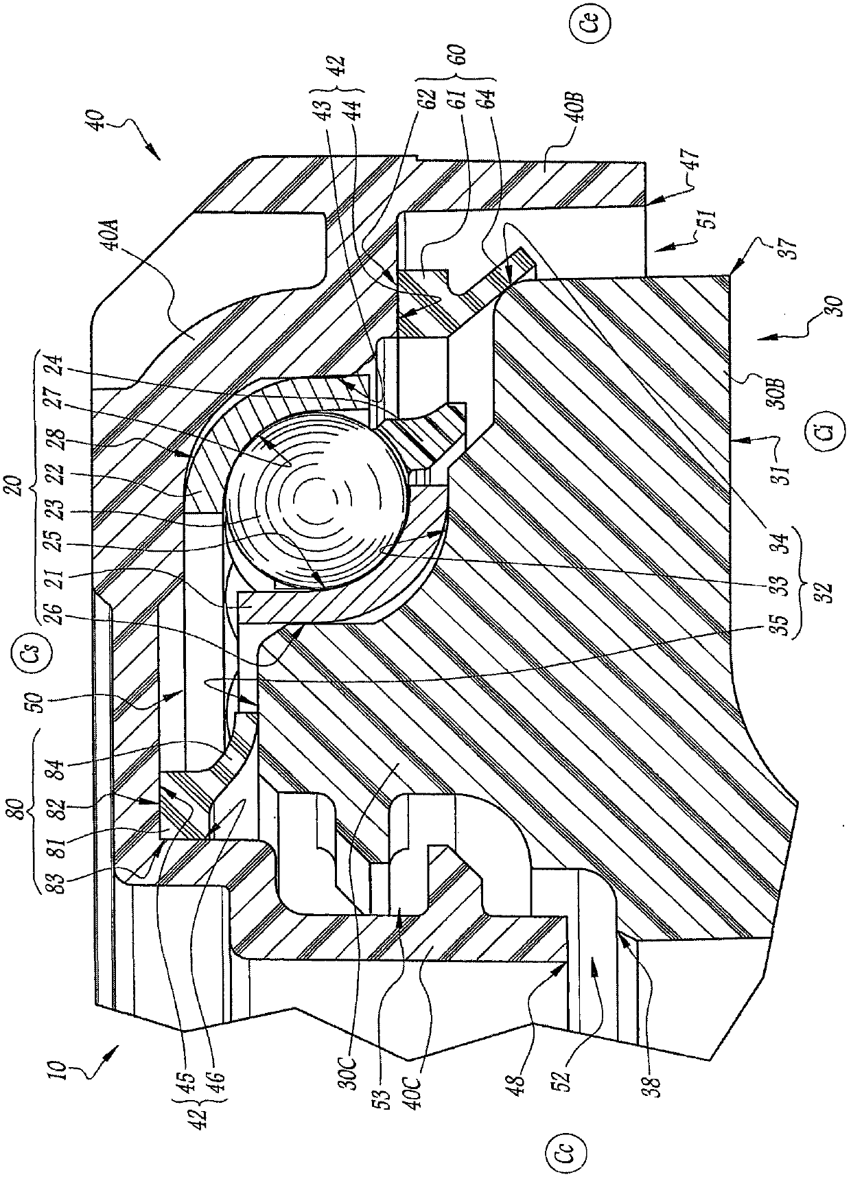 Method for manufacturing a suspension bearing device and strut comprising such a device