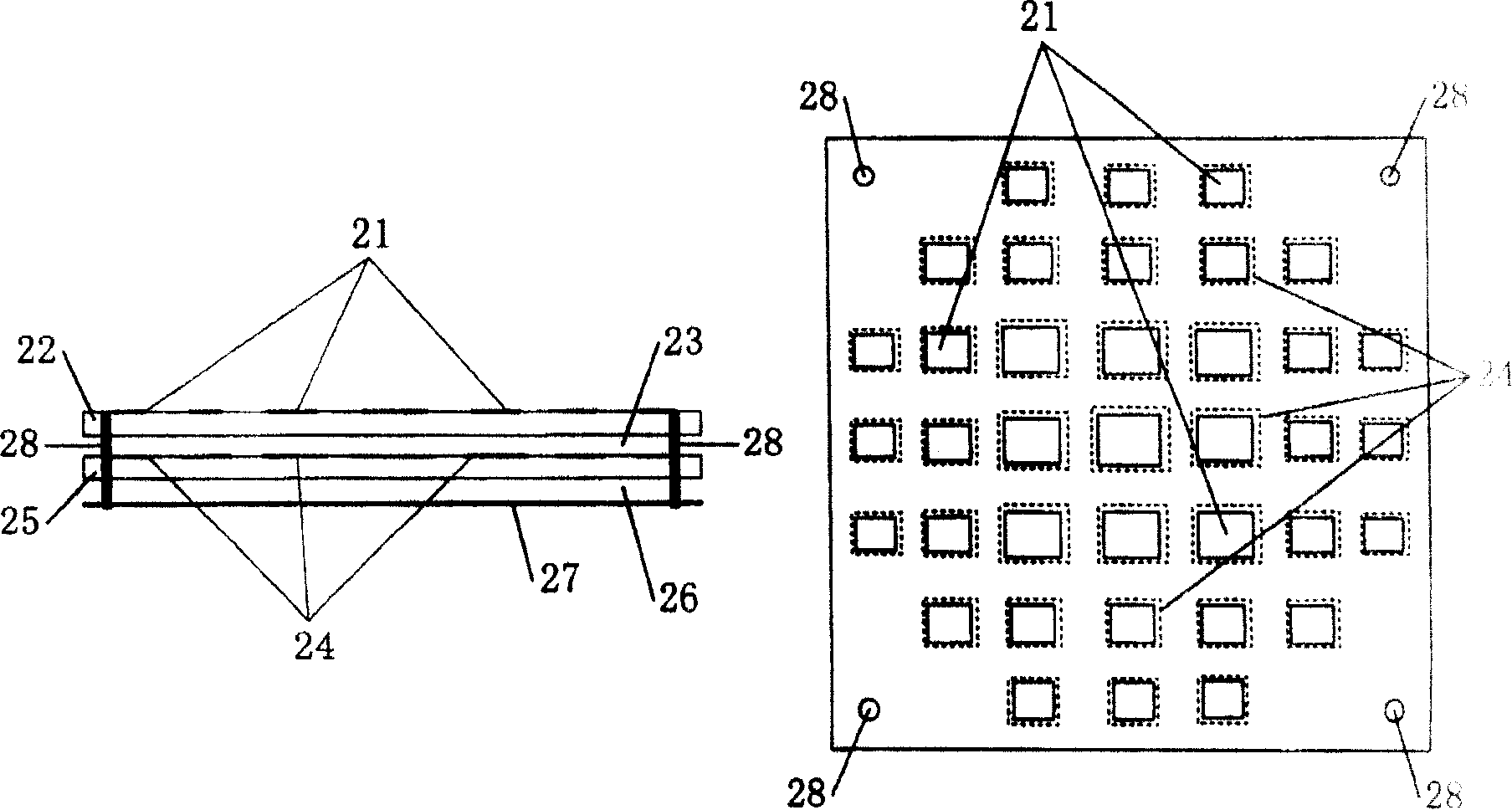 Variable-polarization microstrip reflectarray antenna