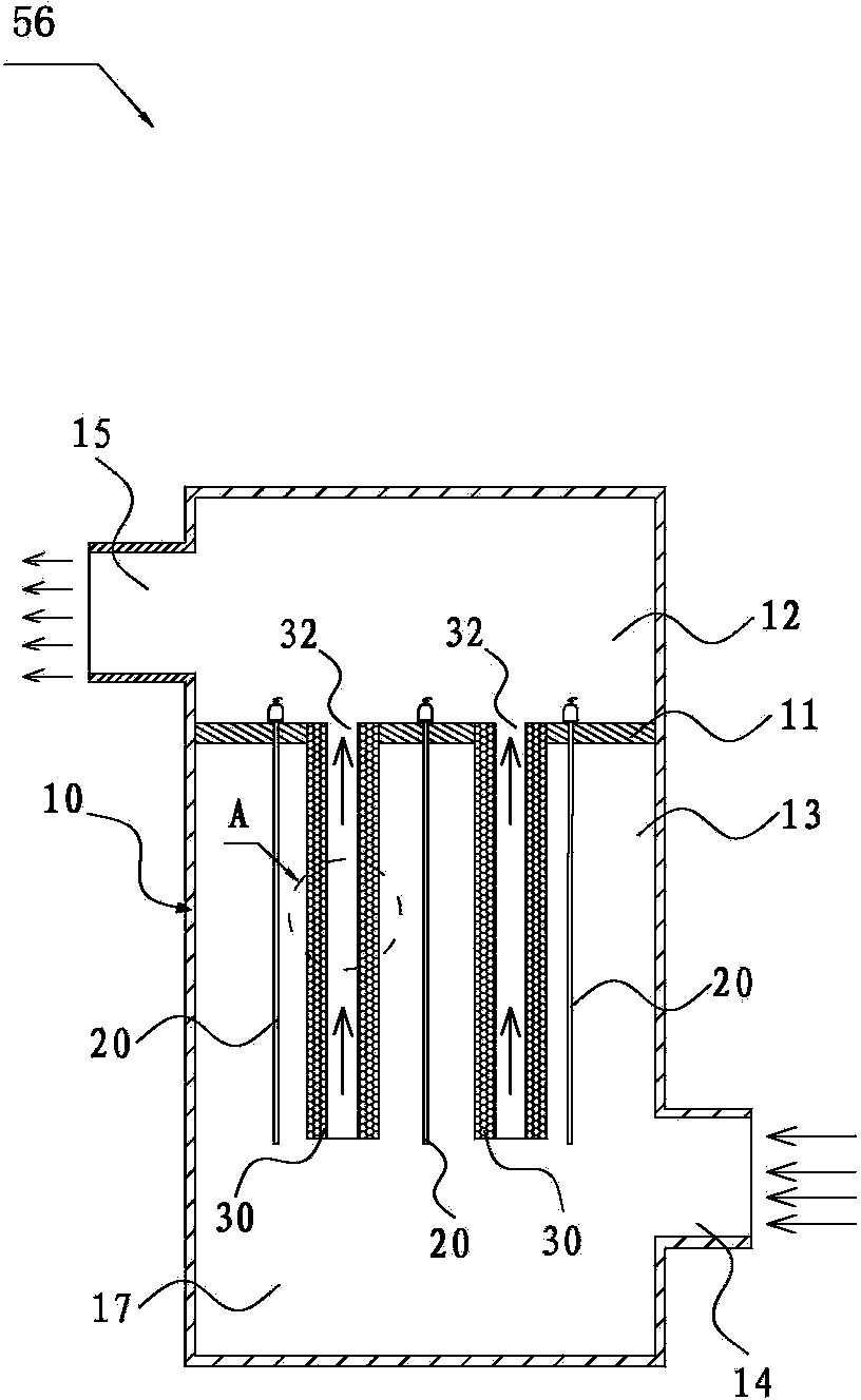 VOC (volatile organic compound) waste gas treatment system