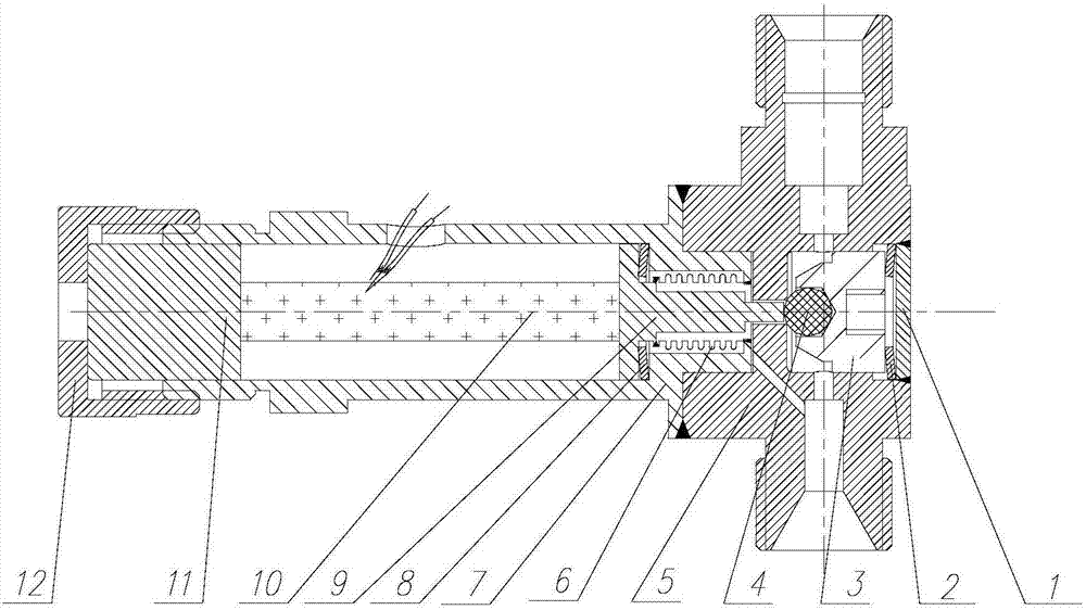 Small direct-driven type all-metal sealing piezoelectric proportional valve