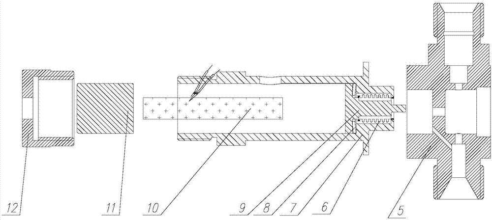 Small direct-driven type all-metal sealing piezoelectric proportional valve