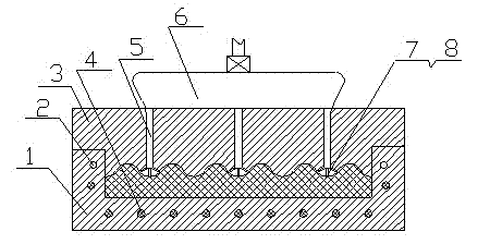 Forming die and forming method for nano-diaphragm special for filter press