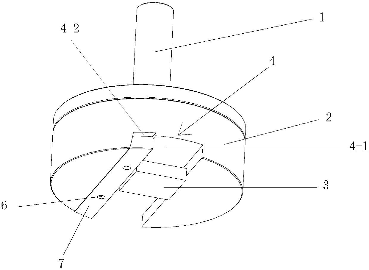 Bottom mold fixture device for metallographic sample automatic grinding and polishing machine