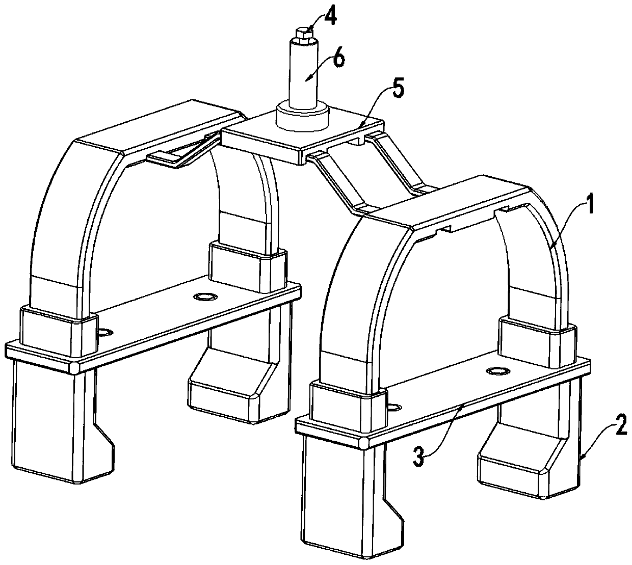 Device for monitoring and early warning roof fall disaster of coal mine roadway