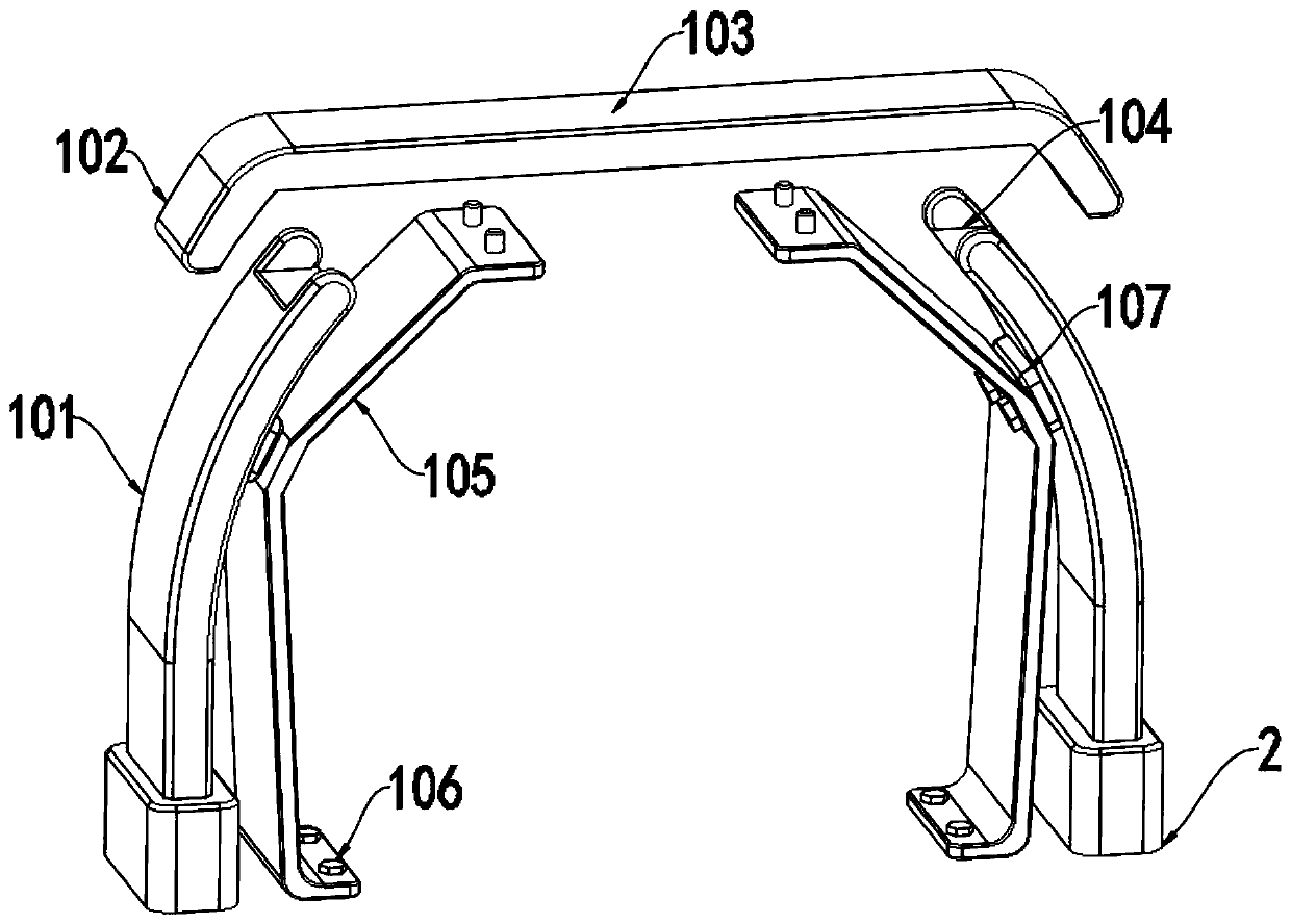 Device for monitoring and early warning roof fall disaster of coal mine roadway