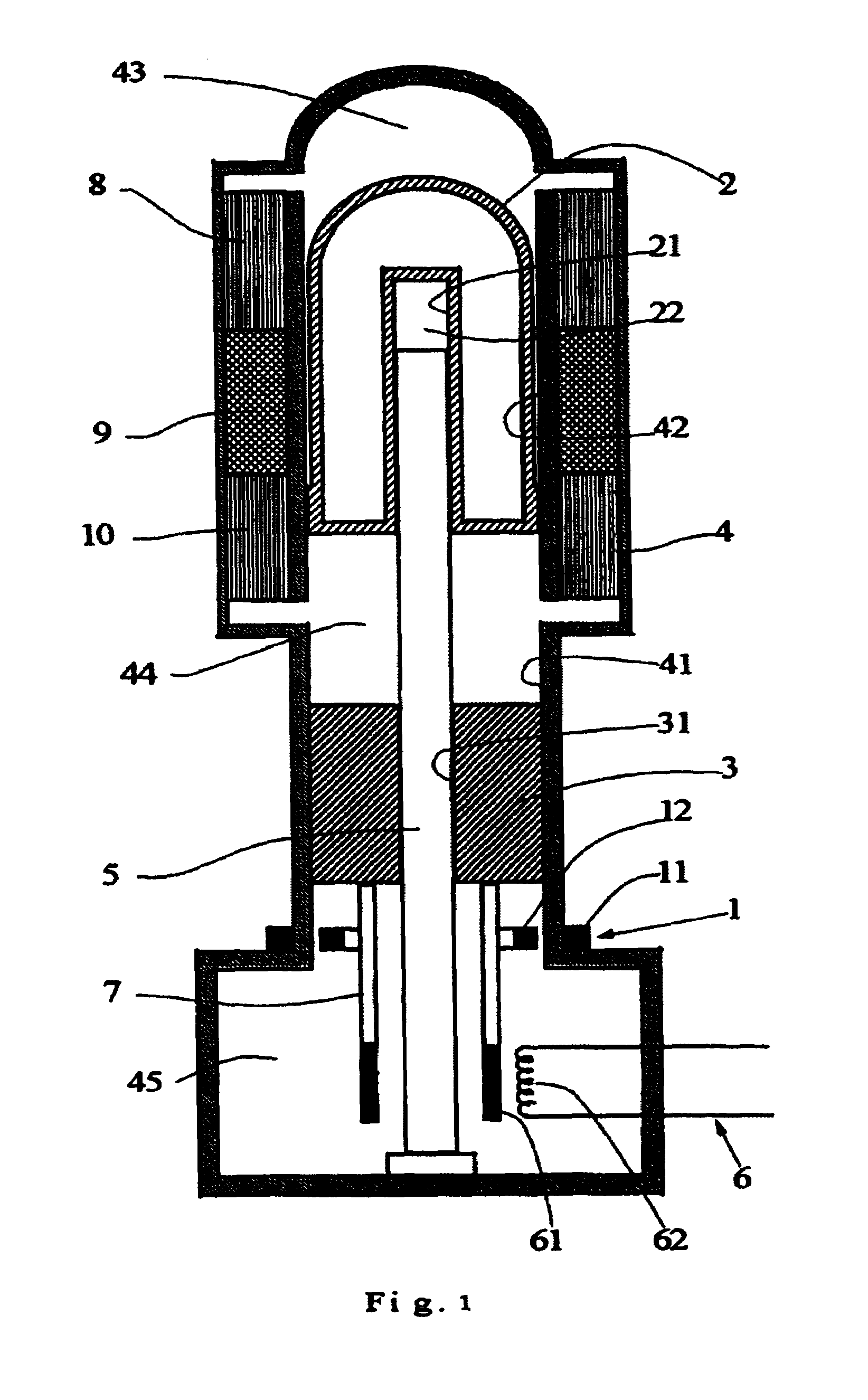 Apparatus for determining free piston position and an apparatus for controlling free piston position