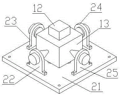 Ultrasonic-frequency vibrating combined micro-electrical discharge and electrolysis machining device