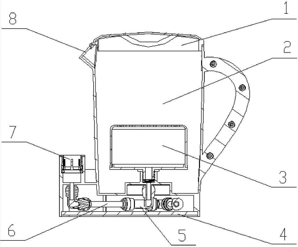 Movable water purifying cup for water tap