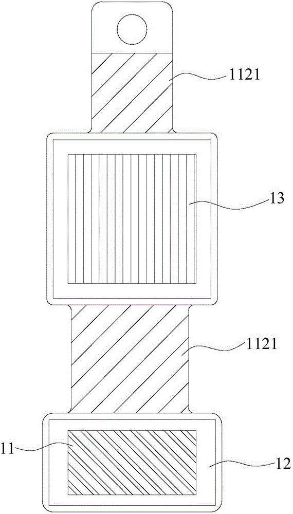 Flexible circuit board, circuit connection structure and mobile equipment