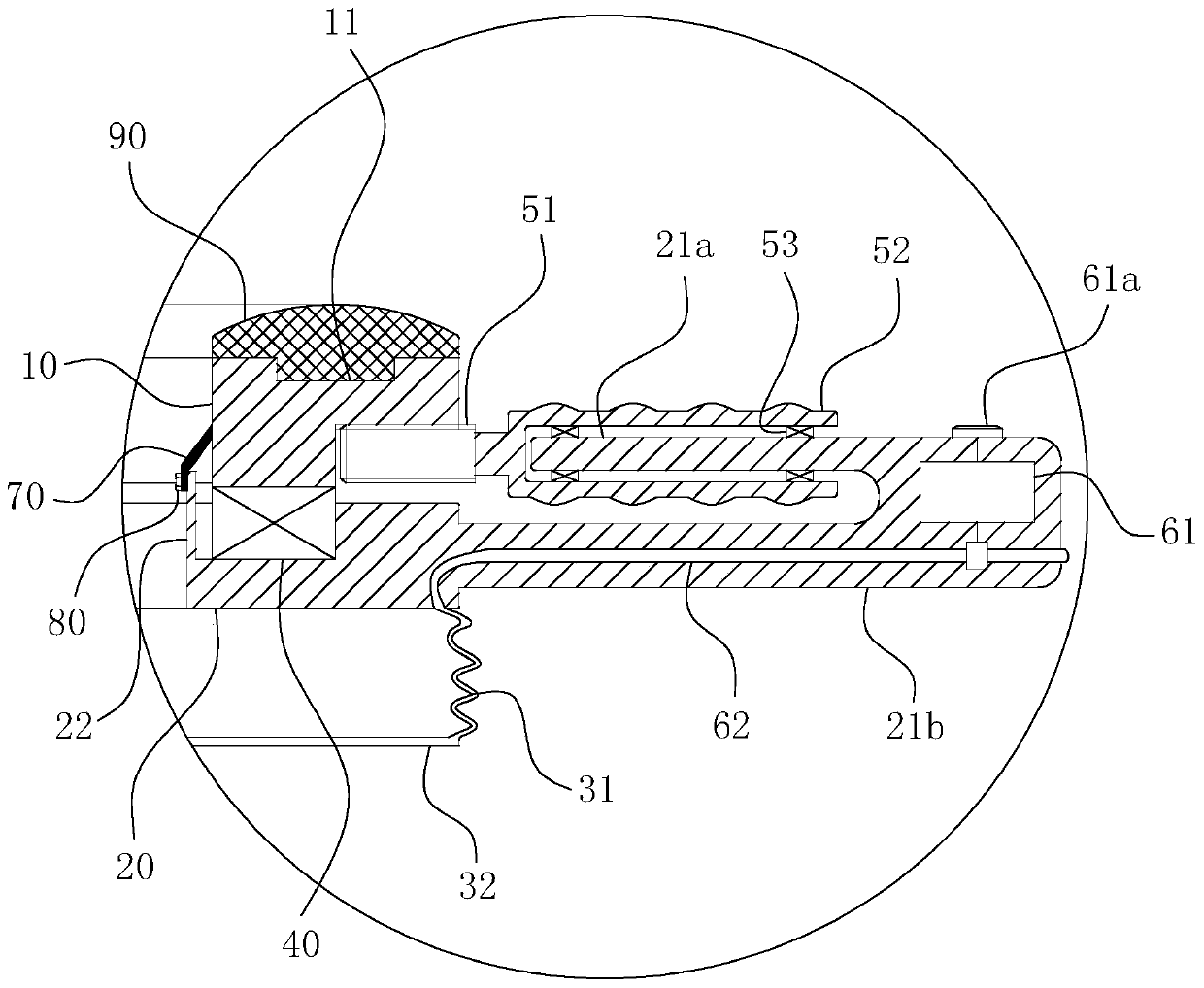 Self-cleaning type urine and excrement collection device