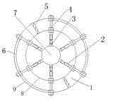 Paint spraying device for pipeline