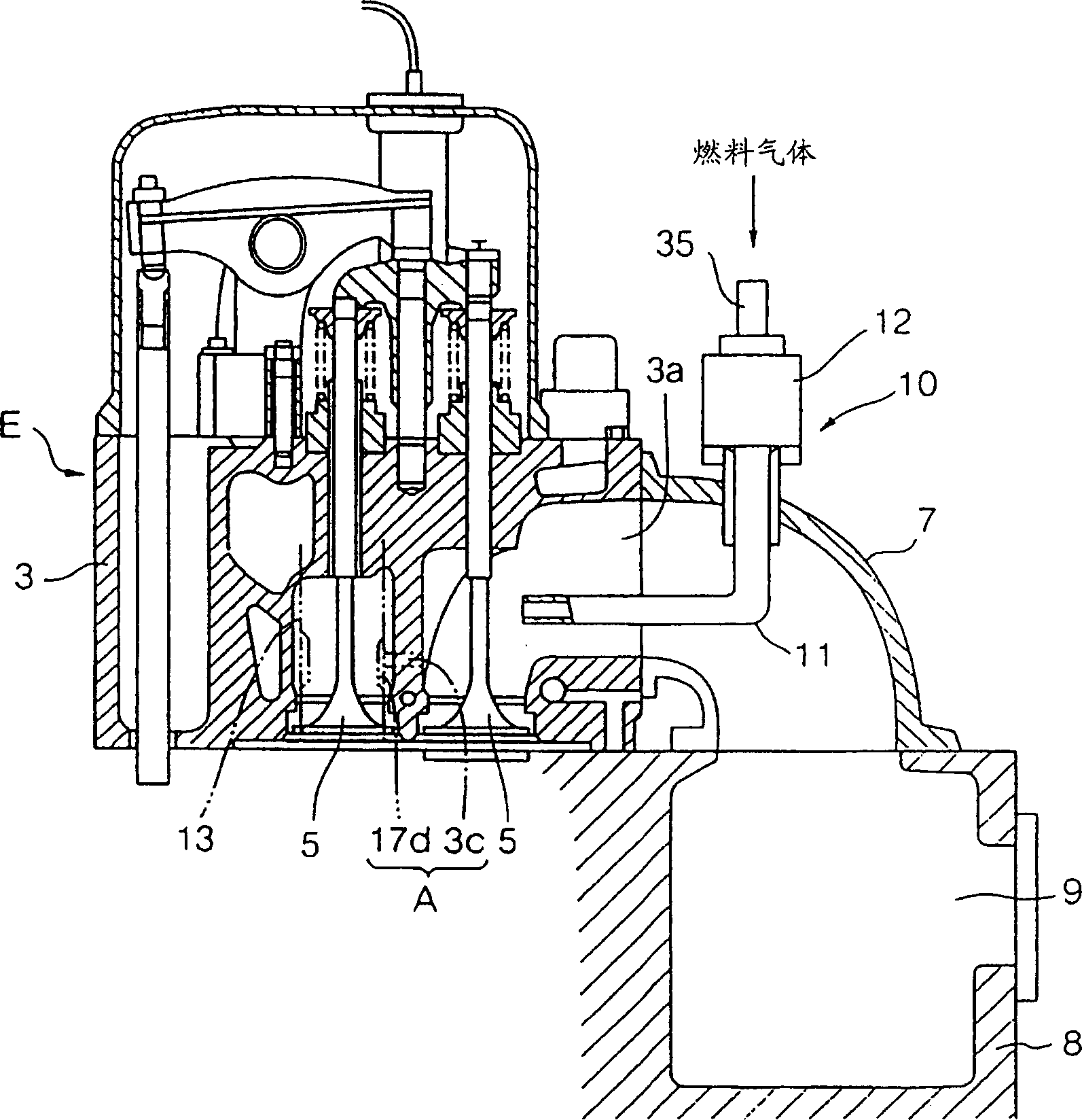 Dual fuel engine