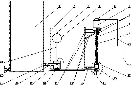 Liquid-state reagent automatic adding device