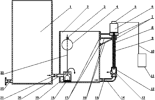 Liquid-state reagent automatic adding device