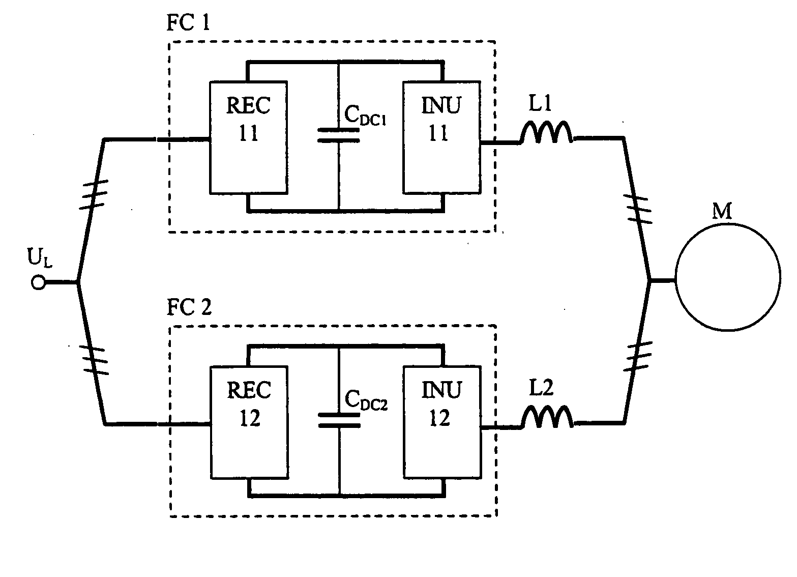 Parallel connection of inverters