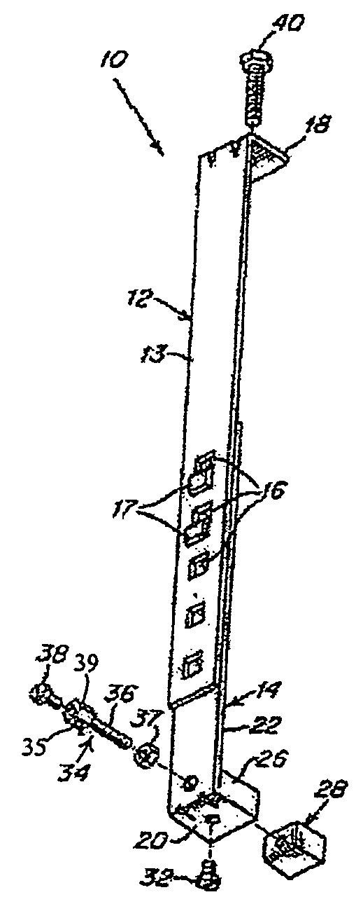 Meter box clamp