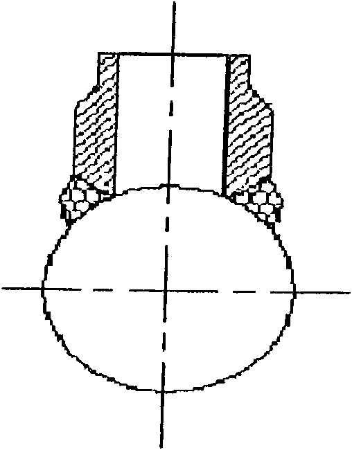 Operating method for welding fillet weld of tube seat on header