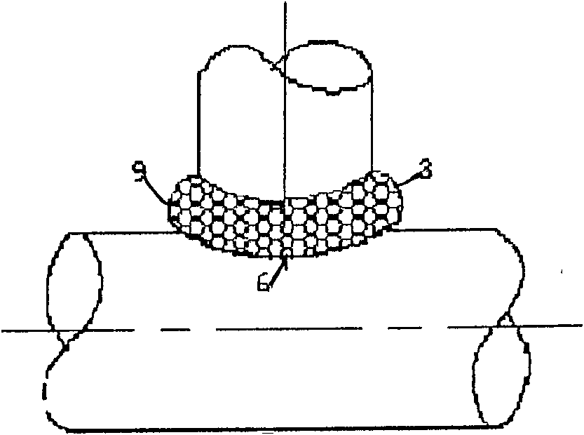 Operating method for welding fillet weld of tube seat on header