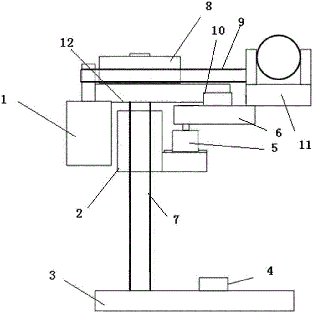 Lifting, damping and transportation-integrated device for on-board large telescope