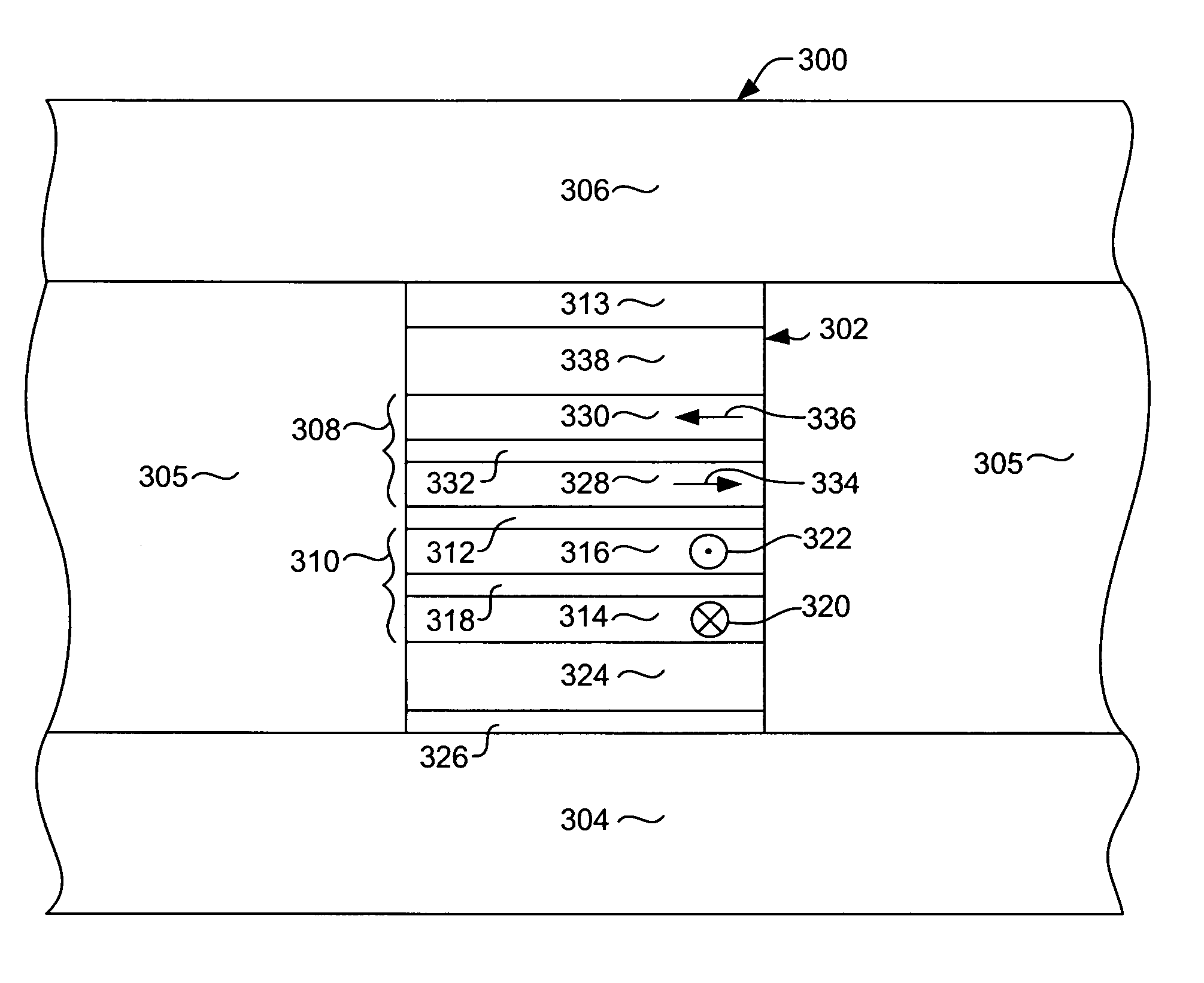 Magnetoresistive sensor with a free layer stabilized by direct coupling to in stack antiferromagnetic layer