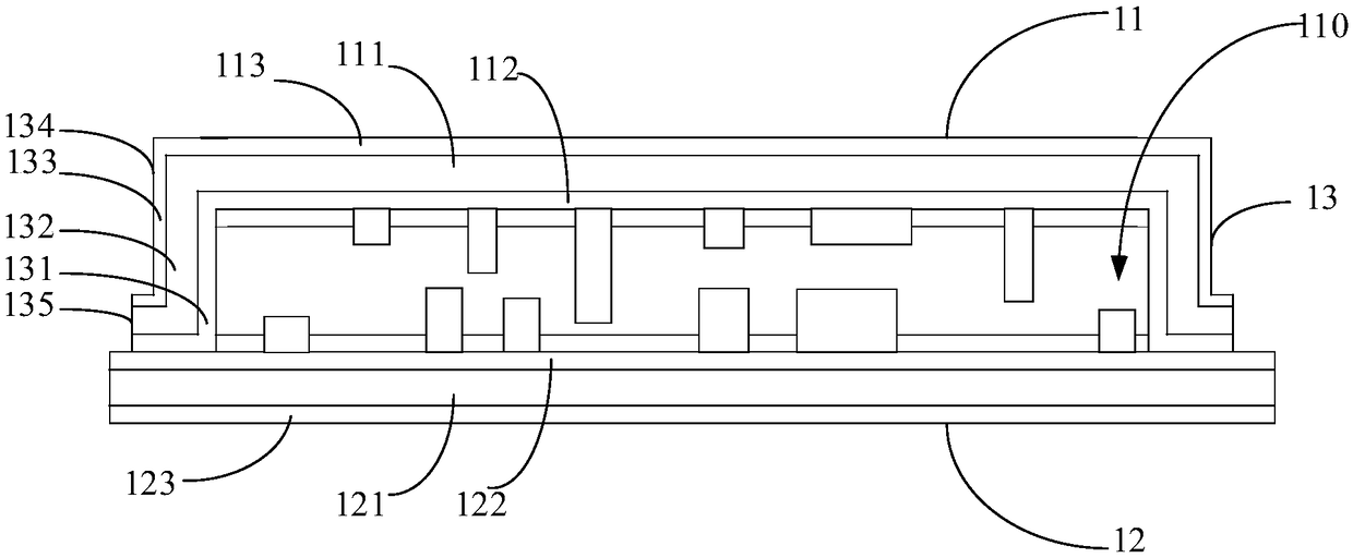 Circuit board structure and electronic equipment