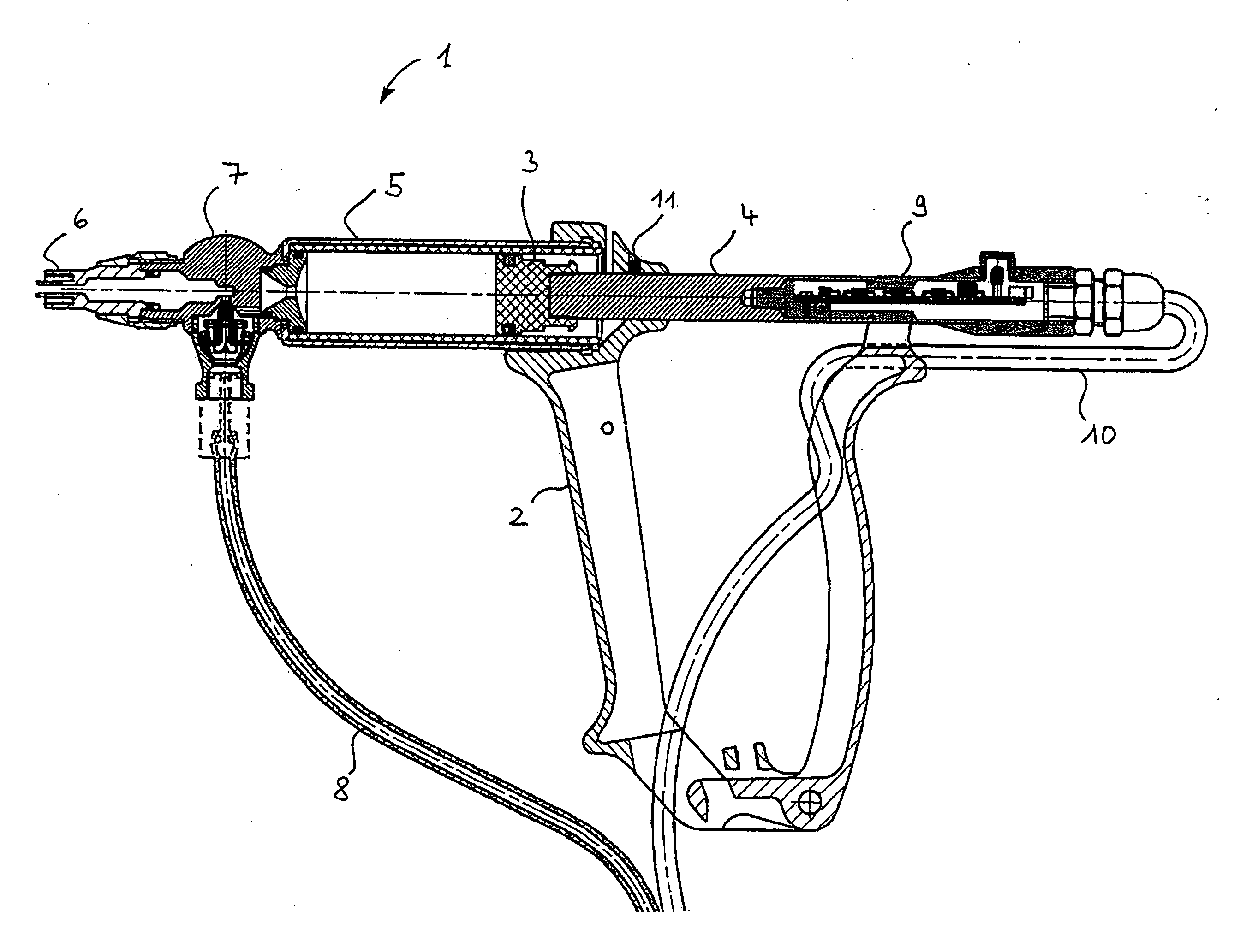 Syringe, in particular for veterinary applications