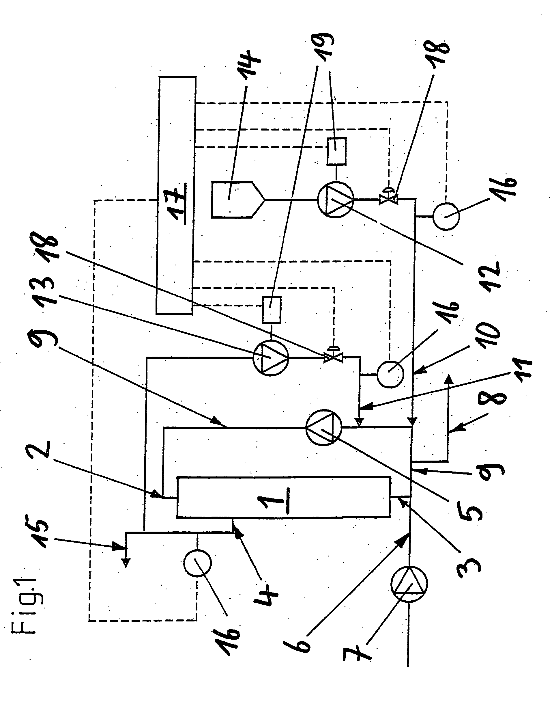 Method for diafiltration of a product and device for carrying out this method