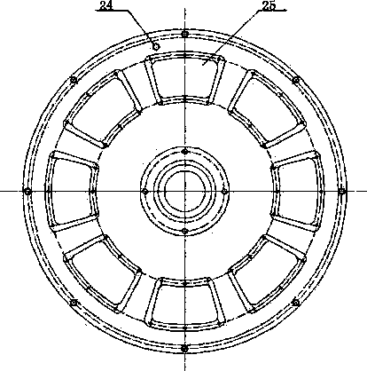 Eddy current retarder device based on magnetorheological effect