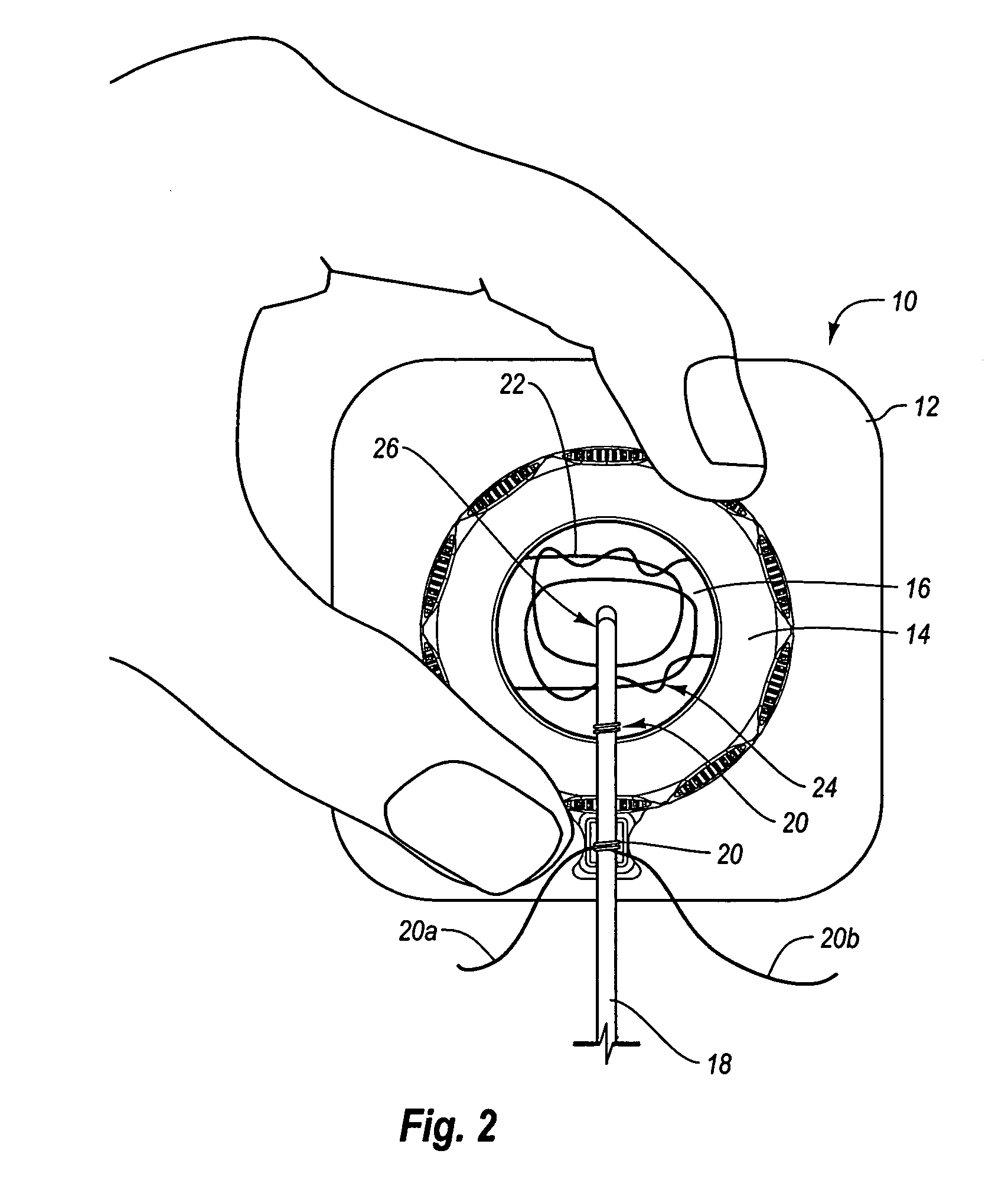 Self suturing anchor device