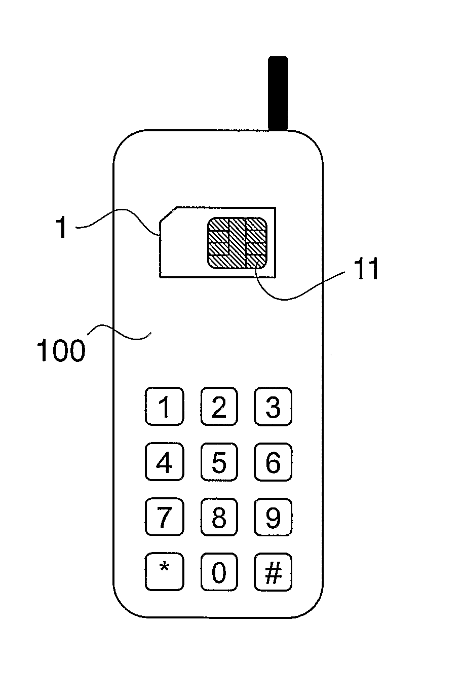 Subscriber Identification Card Performing Radio Transceiver Functionality for Long Range Applications