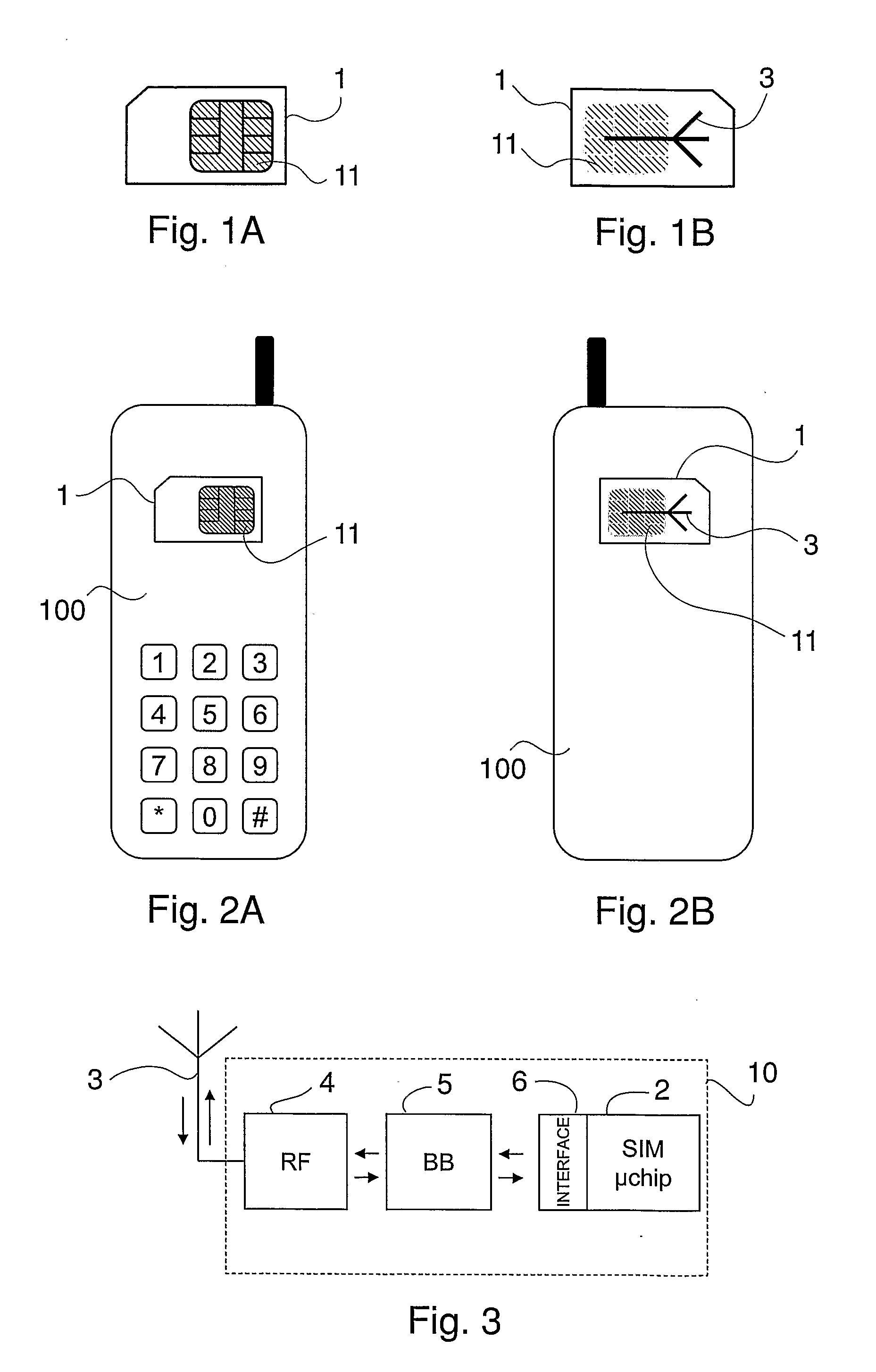 Subscriber Identification Card Performing Radio Transceiver Functionality for Long Range Applications