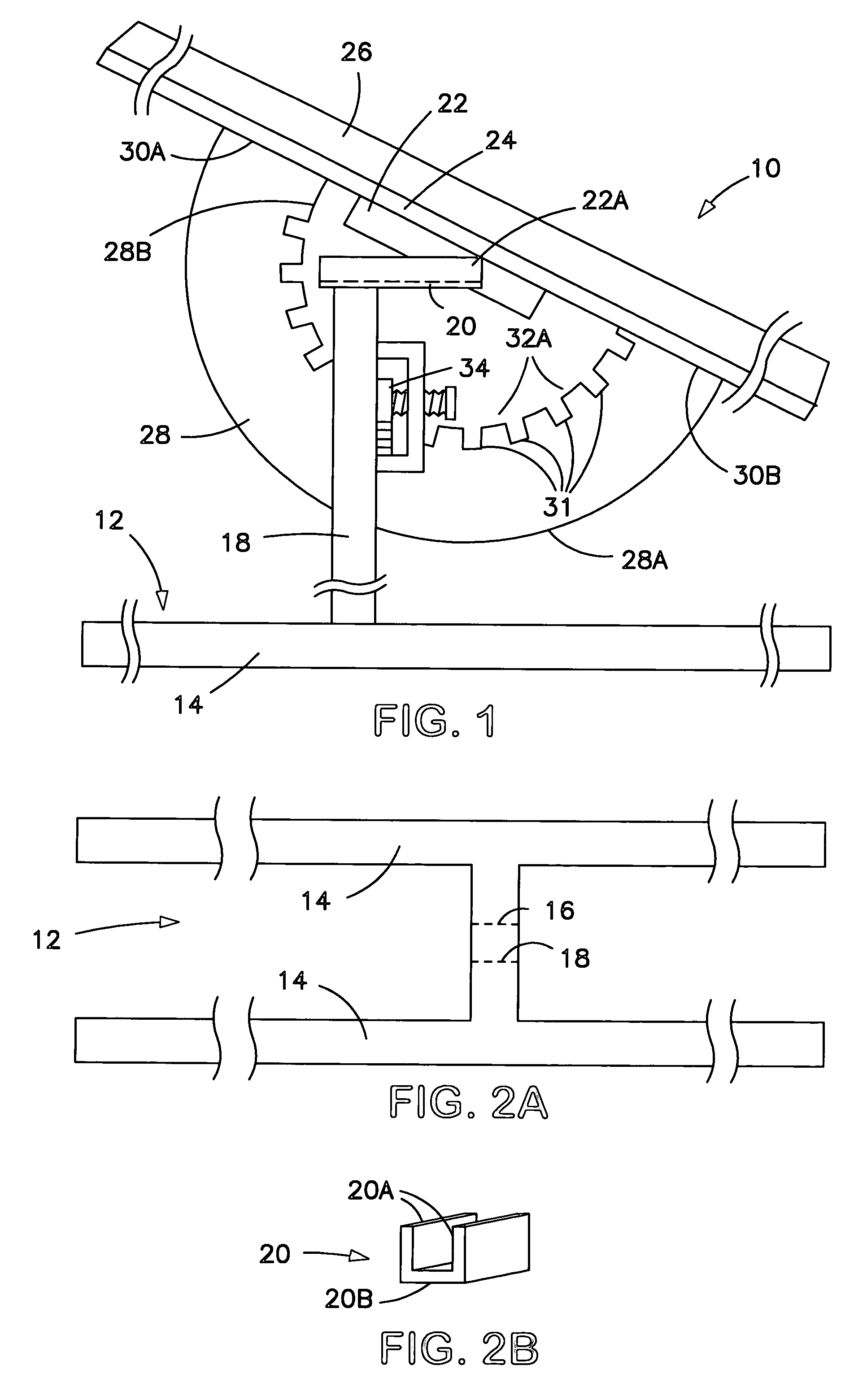 Tiltable exercise bench