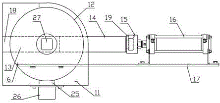 Piston type food racking machine and racking method thereof