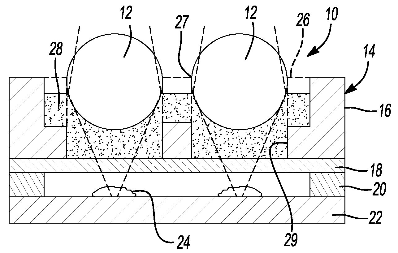 Compact lens system and array