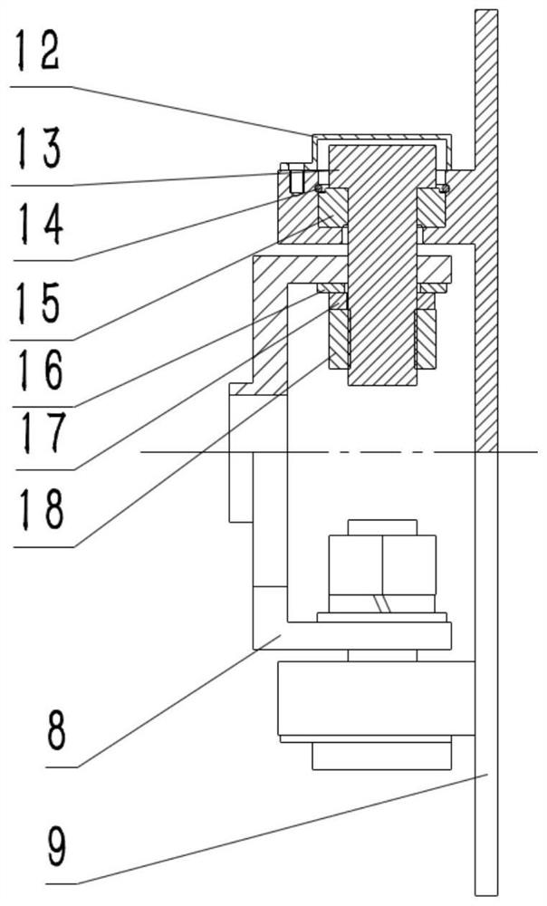 Independent steering system with steering motor arranged on single trailing arm of a single trailing arm suspension