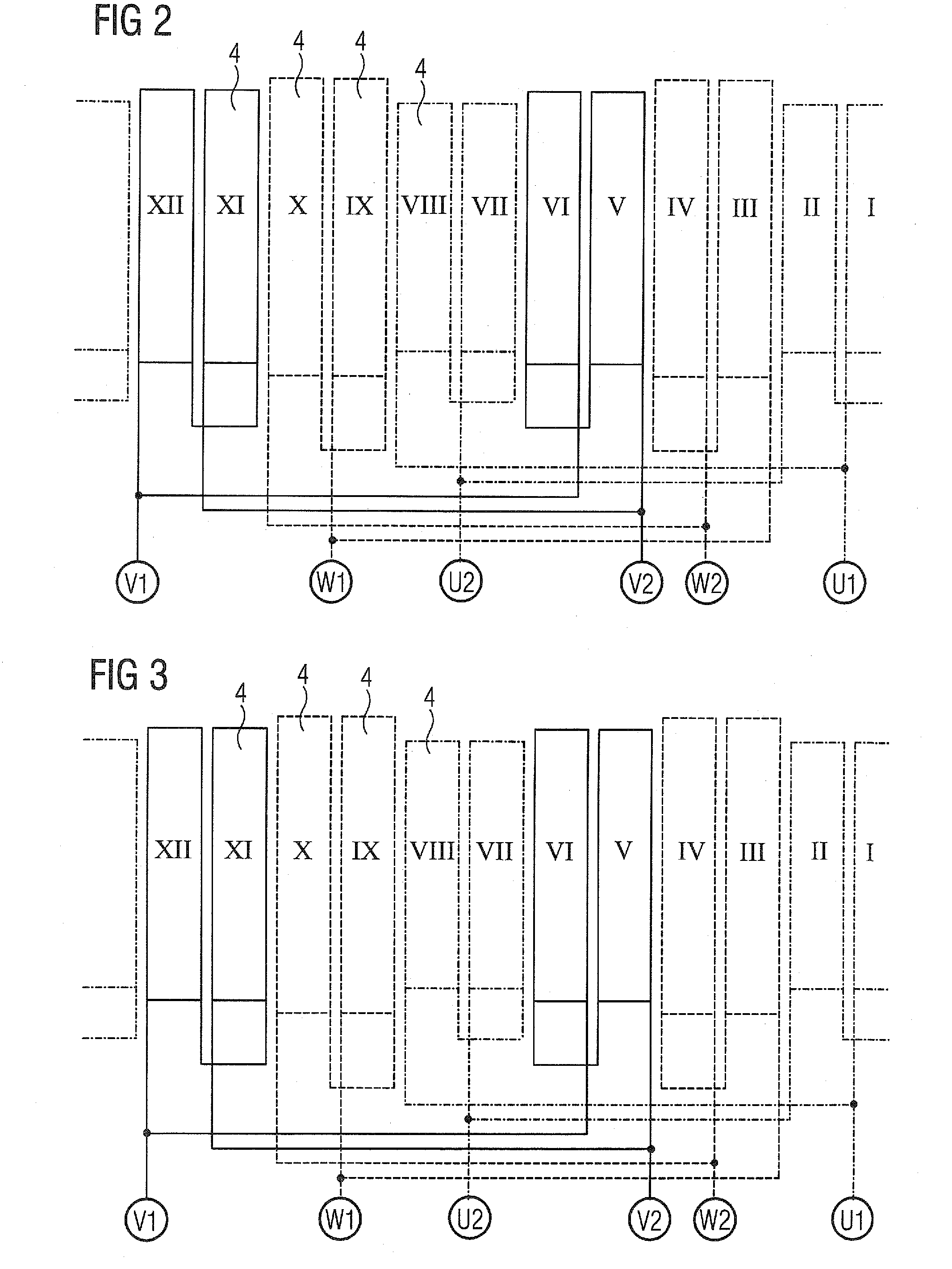 Three-phase dynamoelectrical permanently excited synchronous machine