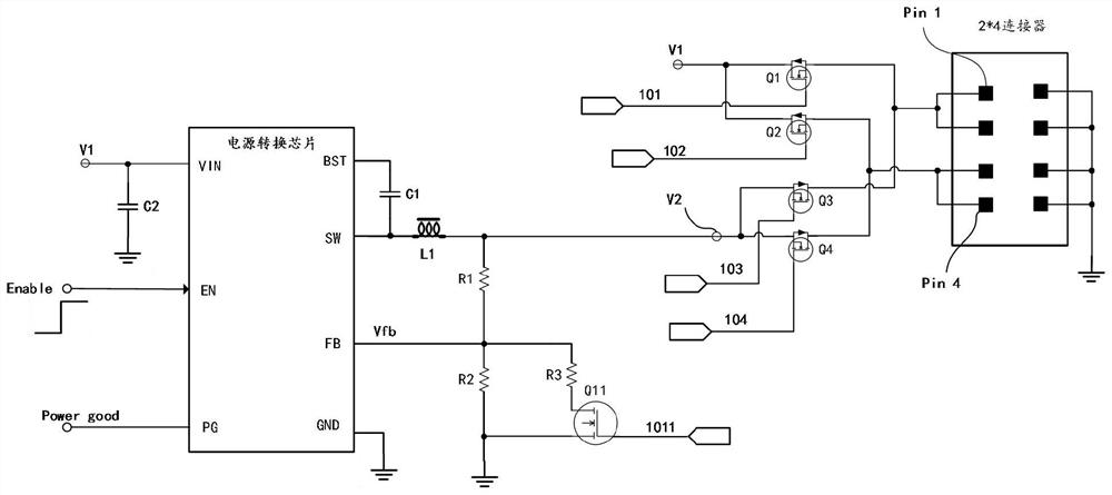 Voltage-adjustable power supply system and method and computer equipment