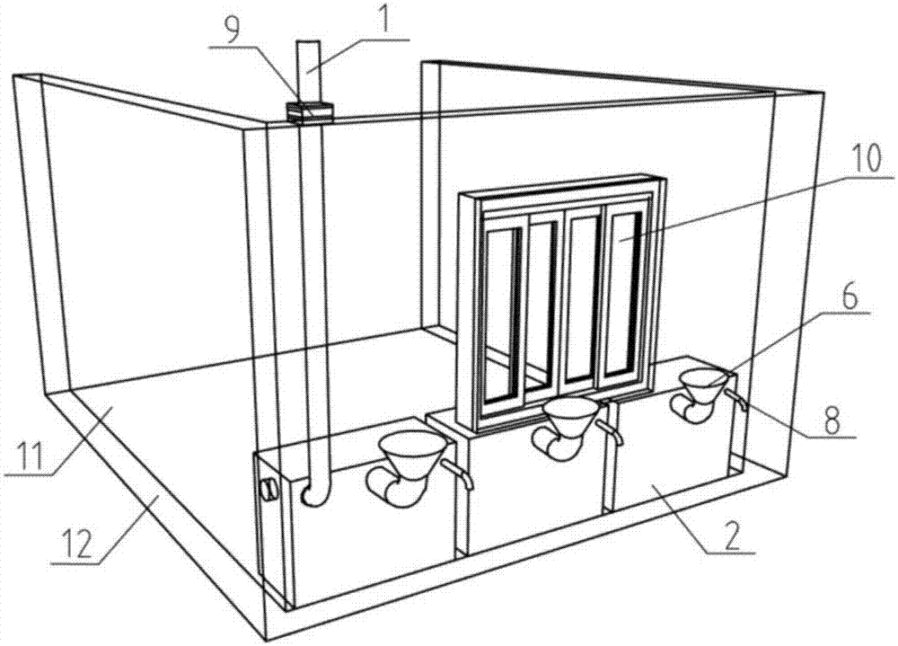 Novel radiator system based on burning cave component