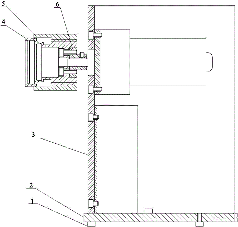 Automatic rotation fixing device and method for screw thread ring gauge