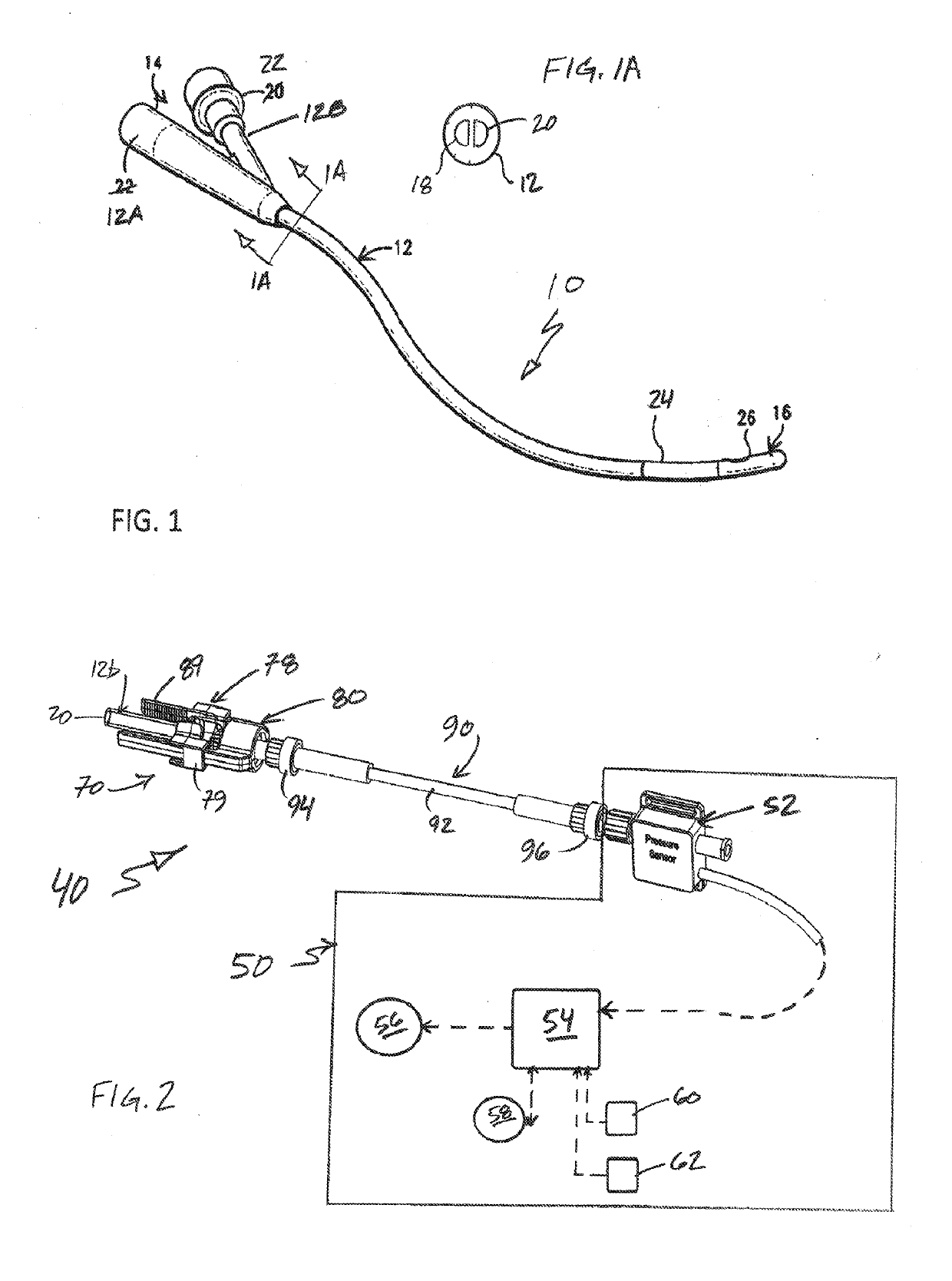 Diagnostic drainage catheter assembly & methods