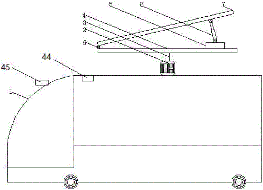 Solar environment monitoring vehicle