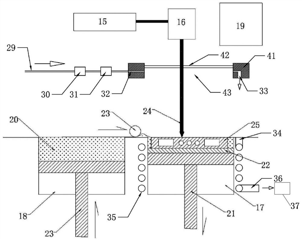 3D printing device and method for preparing water-cooled copper crucible