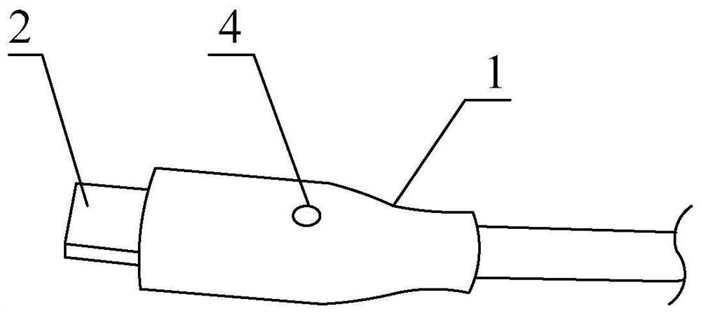 Transmission line with temperature and humidity detection function