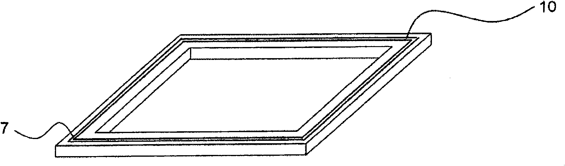 Frame of large pellicle and grasping method of frame