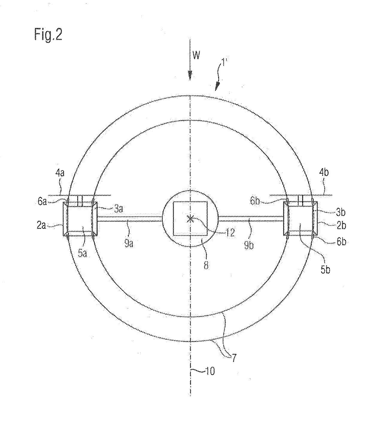 Translationally movable wind power plant