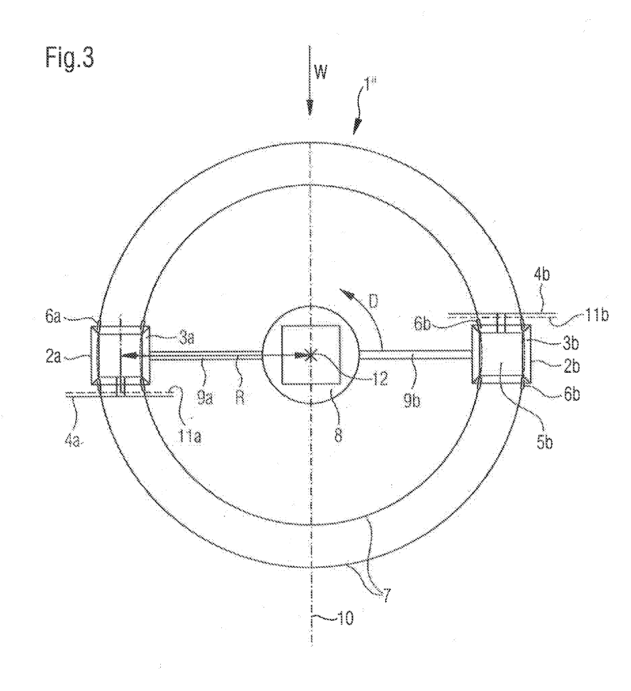 Translationally movable wind power plant